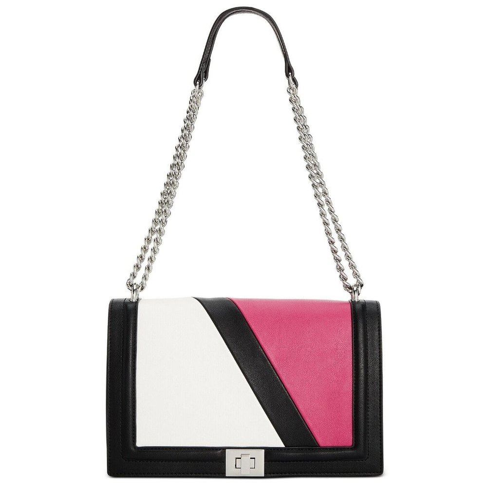 INC Ajae Colorblock Flap Crossbody
